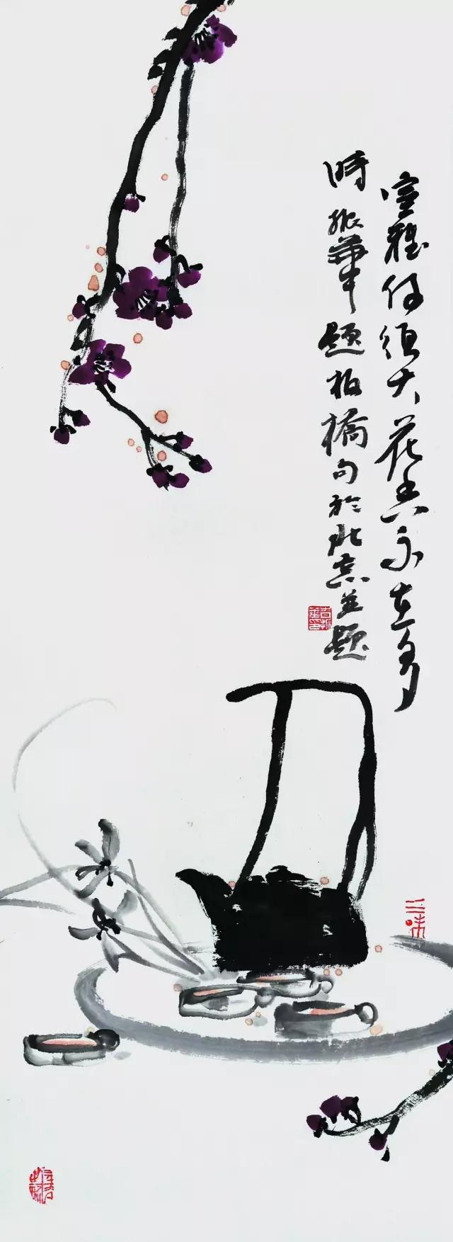 潍坊同志画社社长,潍坊文化馆研究馆员,首都示范大学时振华山水